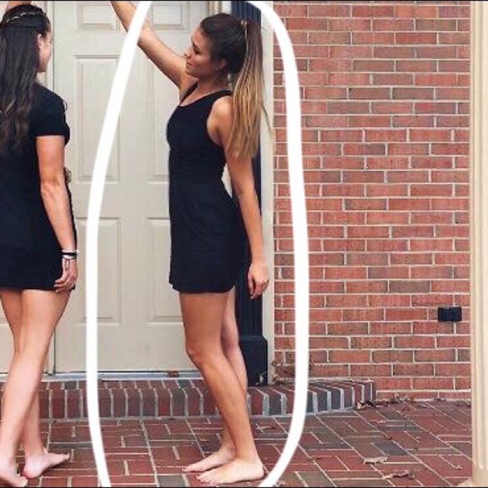 • strappy LBD •